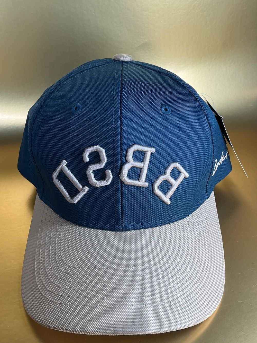 Invicta Blue and Light Gray Baseball Cap with White Raised Letters BBSD backward